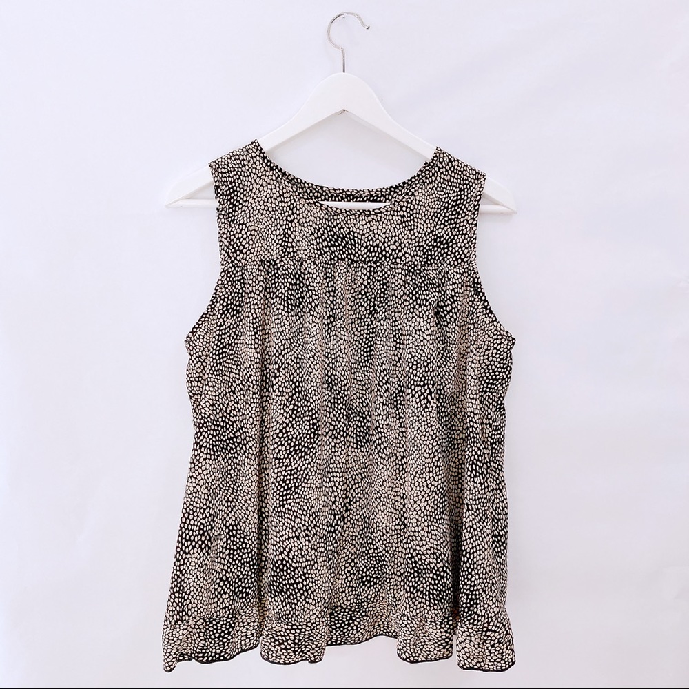 Tank Top Lotus Leaf bottom back Cute design